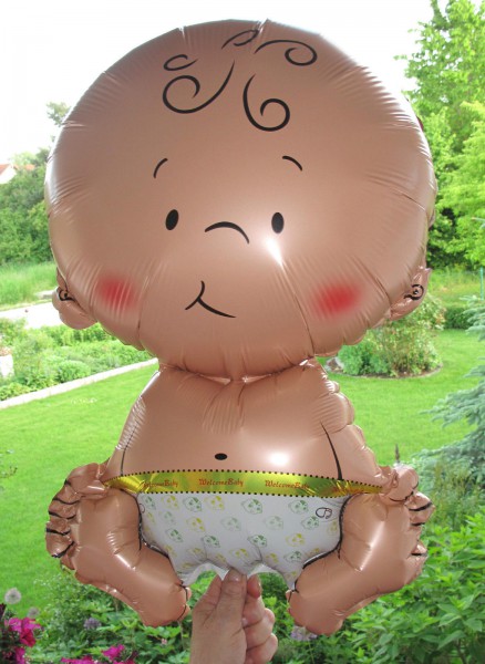 Baby-Ballon für Geburt und Geburtstag